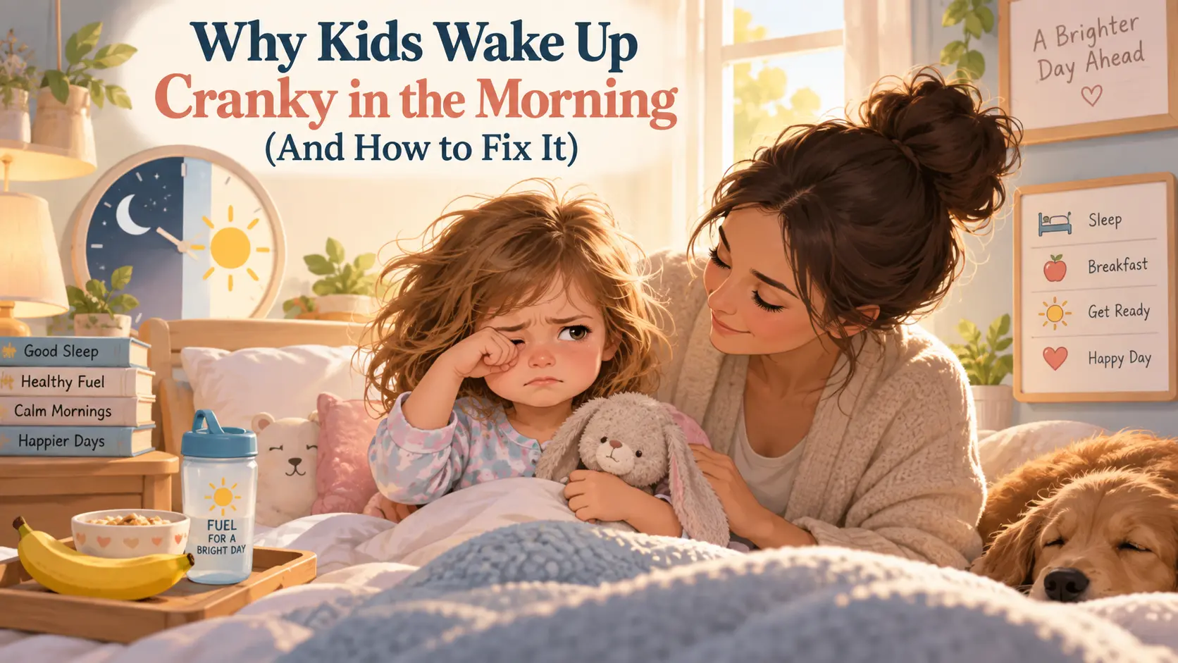 Why Kids Wake Up Cranky in the Morning (And How to Fix It)